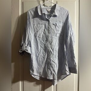 Women’s Blue Striped Shirt